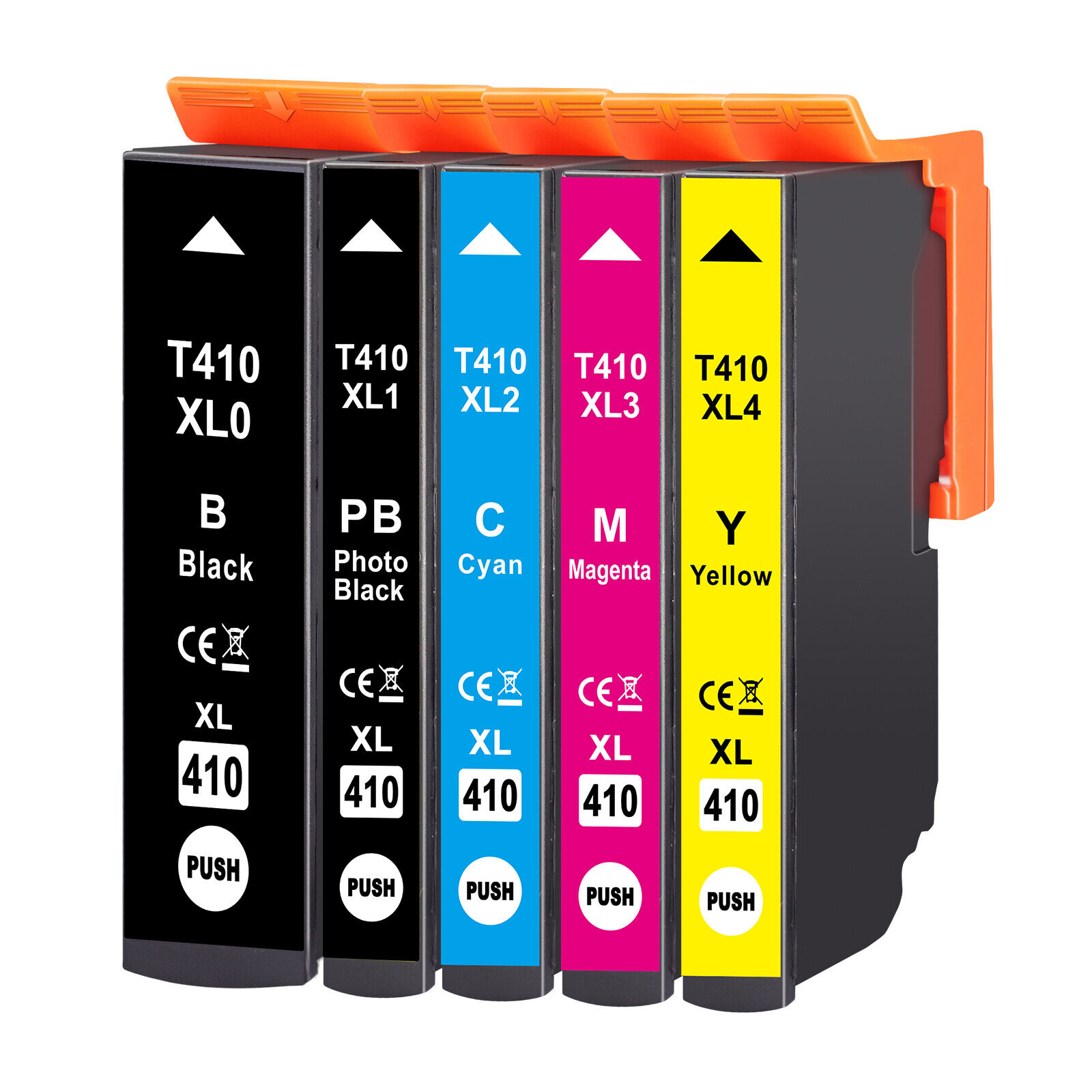 5PK T410XL Ink Cartridges For Epson Expression home XP-830 XP-630 XP-7100 XP-530