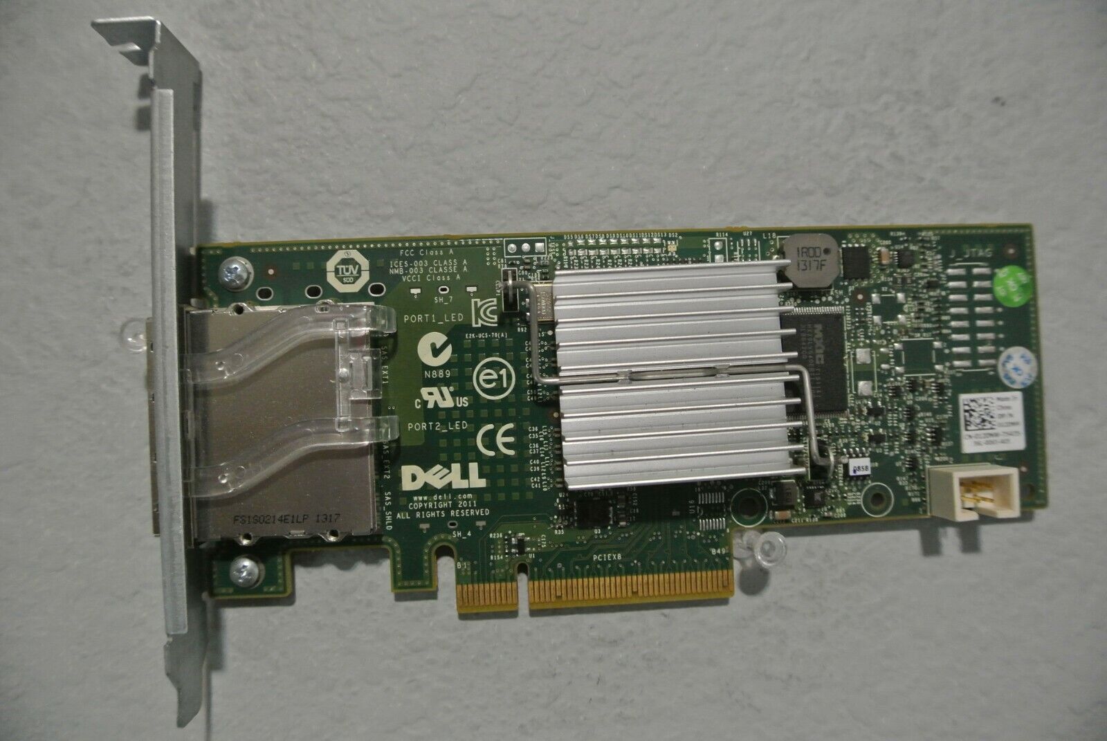 Dell 12DNW PERC H200E PCI-e External dual port SAS 6Gb/s Raid Controller Card 