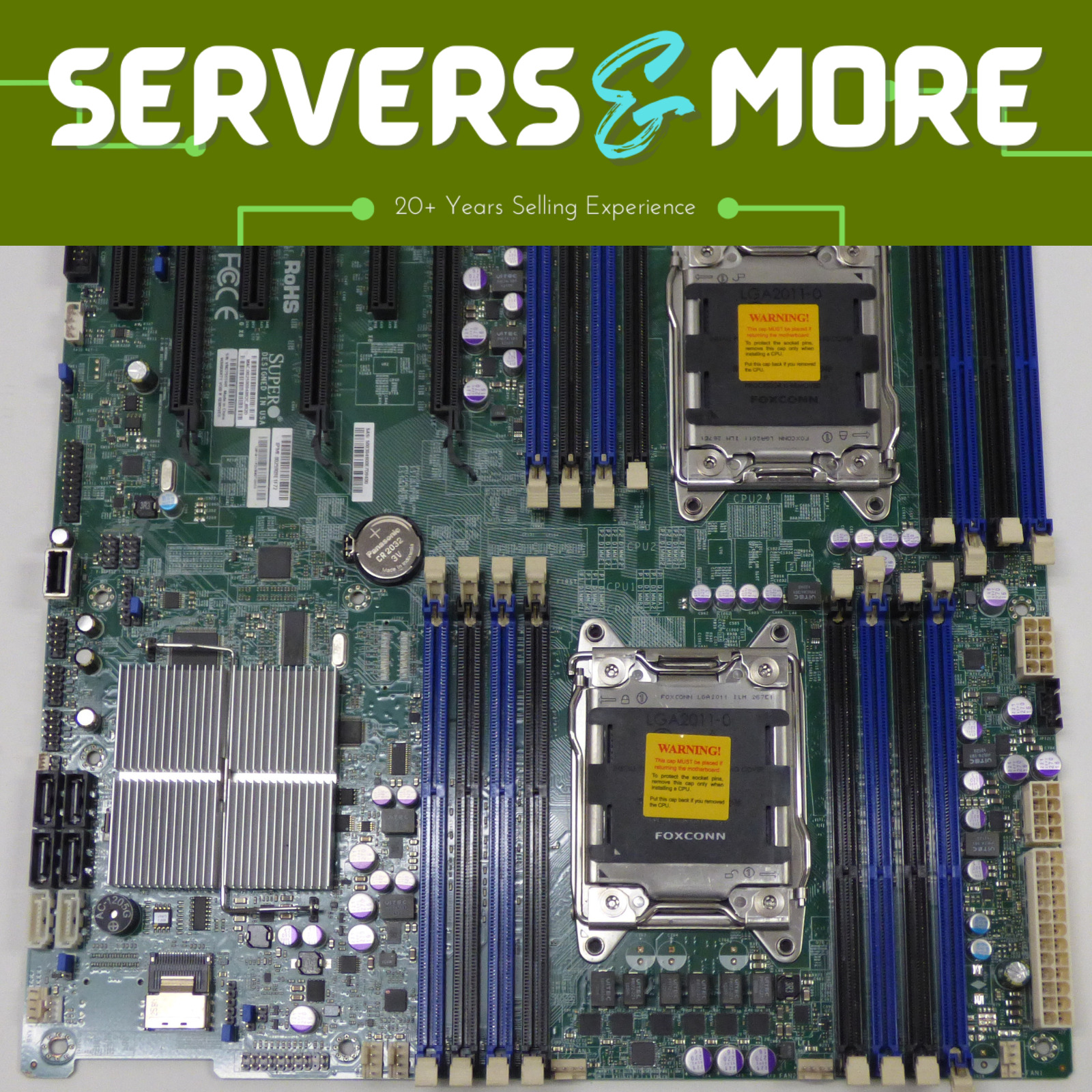 Supermicro X9DRi-F Server Board | Socket LGA 2011 | Up to 1TB DDR3 ECC LRDIMM