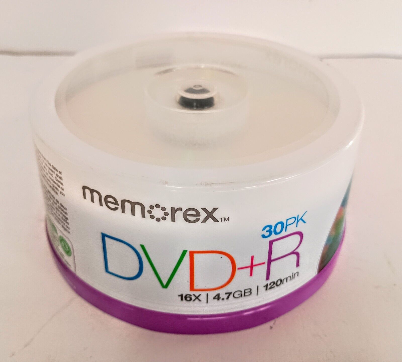 Memorex DVD+R 120 Min 16x 4.7 GB (30-Pack) New ITEM- Sealed