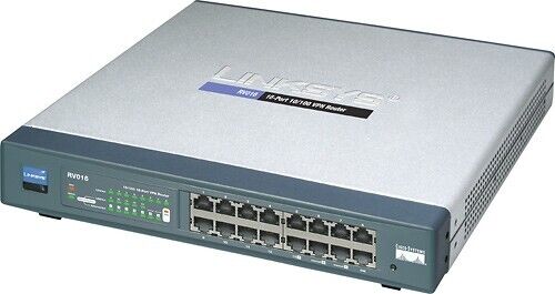 Linksys 10/100 16-Port VPN Router-Multi-WAN  RV016 Electronic WiFI Computer Item
