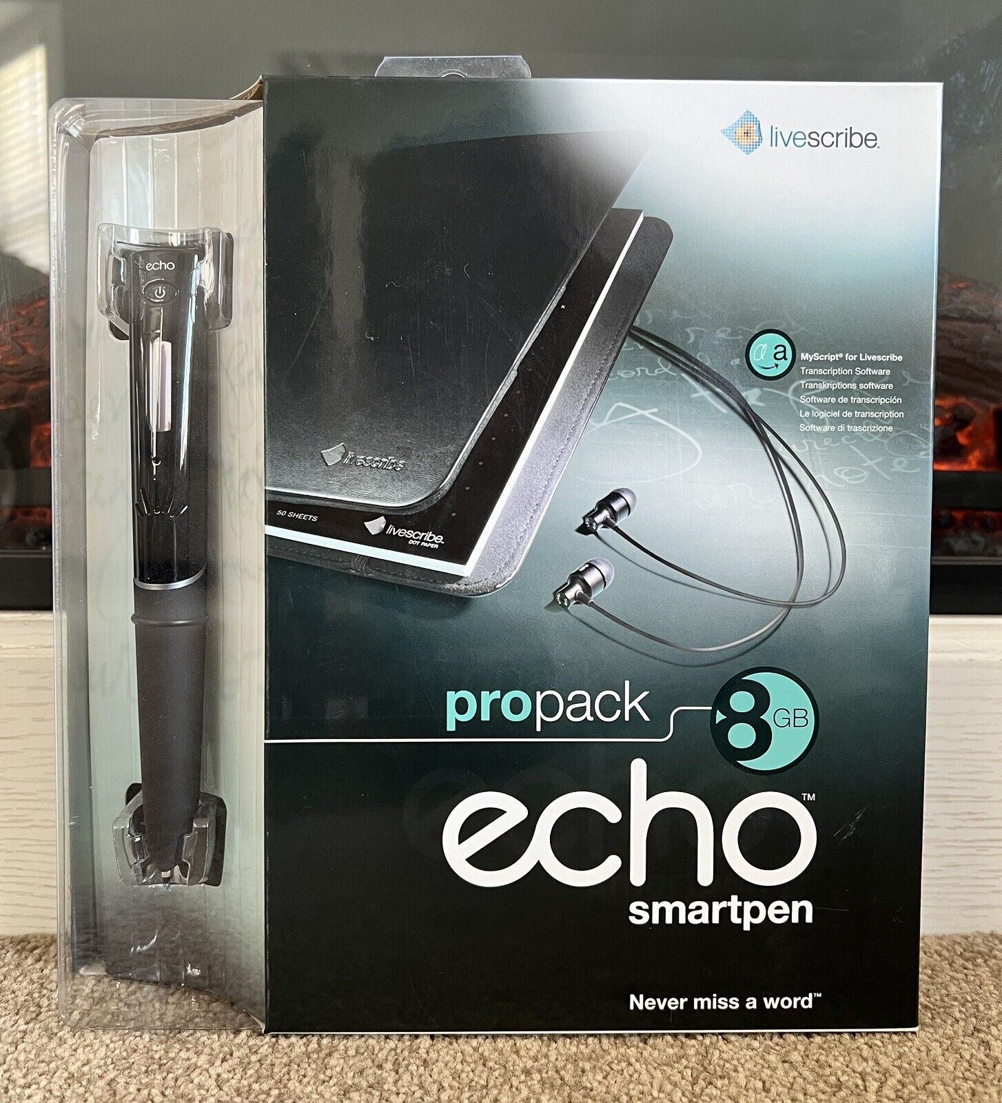 Livescribe Pro Pack 8GB Echo Smartpen. BRAND NEW SEALED