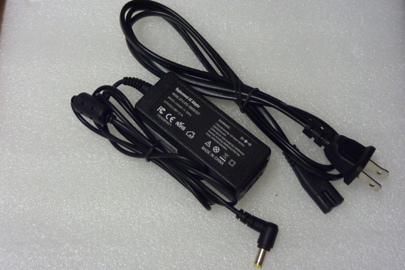 New AC Adapter Power Cord Battery Charger 40W 19V 2.1A For Acer AK.040AP.024