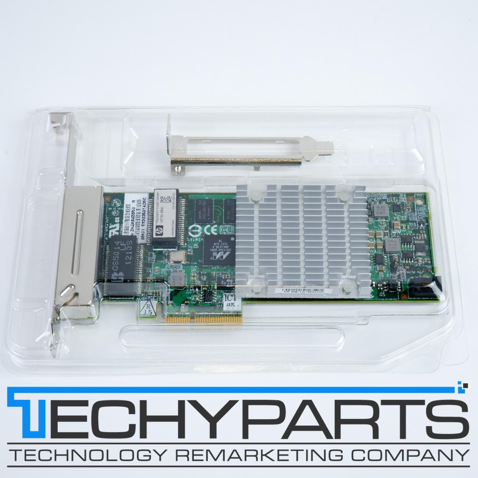 NOB HP 539931-001 StorageWorks NC375T Quad-Port Gigabit PCIe Network Adapter NIC