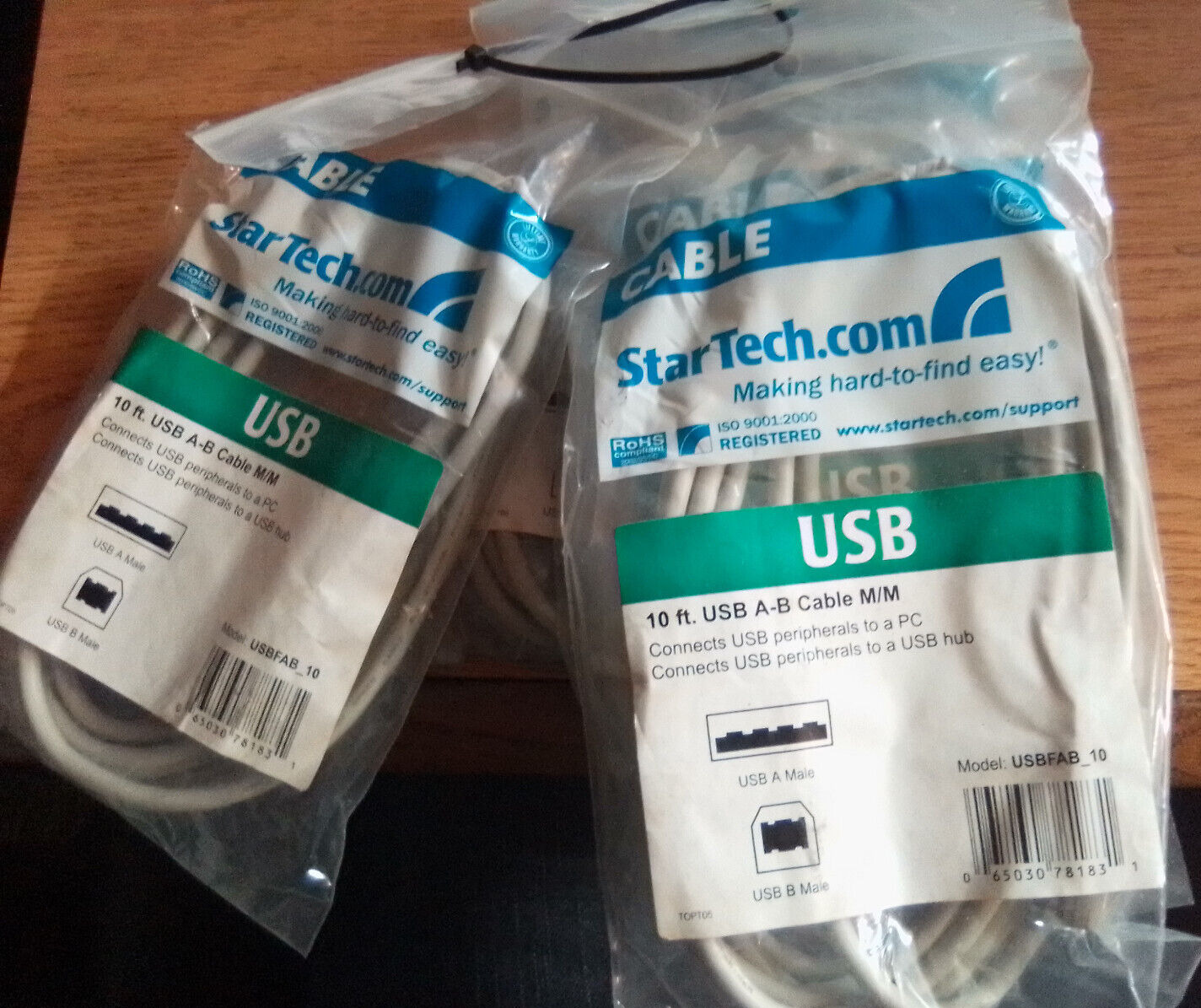 STartech.com USB Cable A-B M/M 10ft USBFAB10