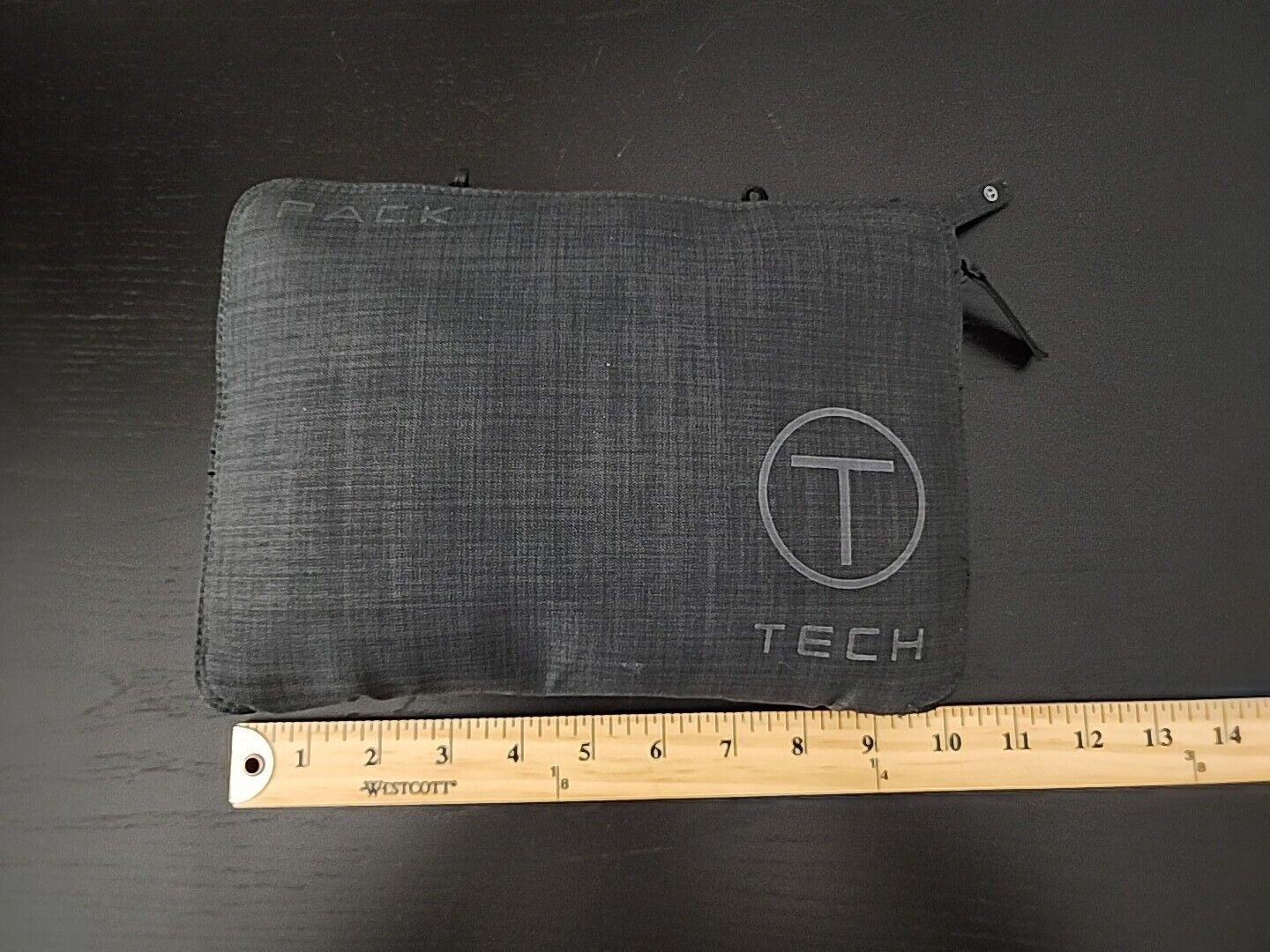 Lightweight Packable Black Tumi T-Tech Nylon Travel Backpack (G8)