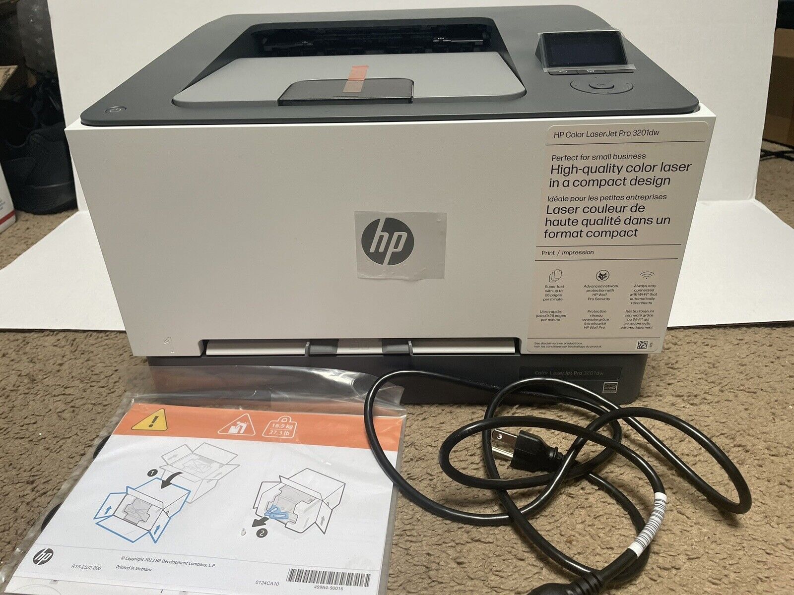 HP Color LaserJet Pro 3201dw Laser Printer Color Mobile Print Brand New Opened