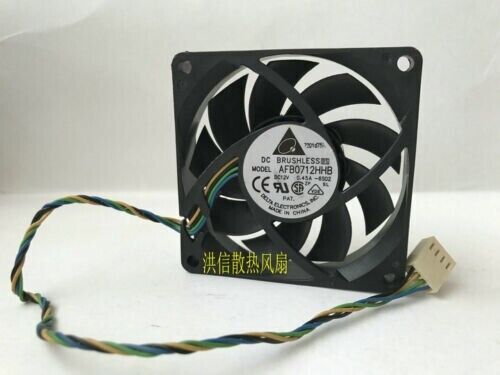 Delta AFB0712HHB DC12V 0.45A AMD CPU Cooler 4-pin PWM ball fan