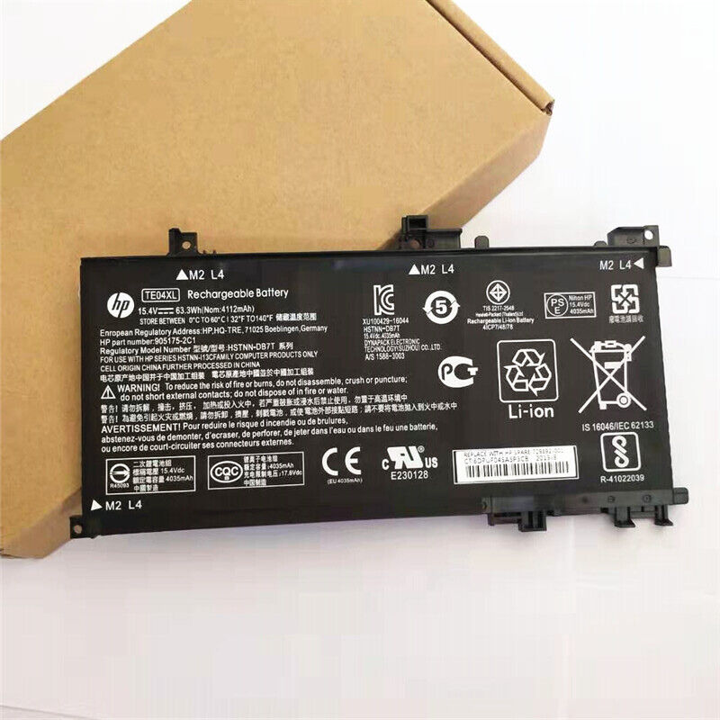 New Genuine TE04XL 63.3Wh Battery for HP Omen 15-AX200NA HSTNN-DB7T 905277-855