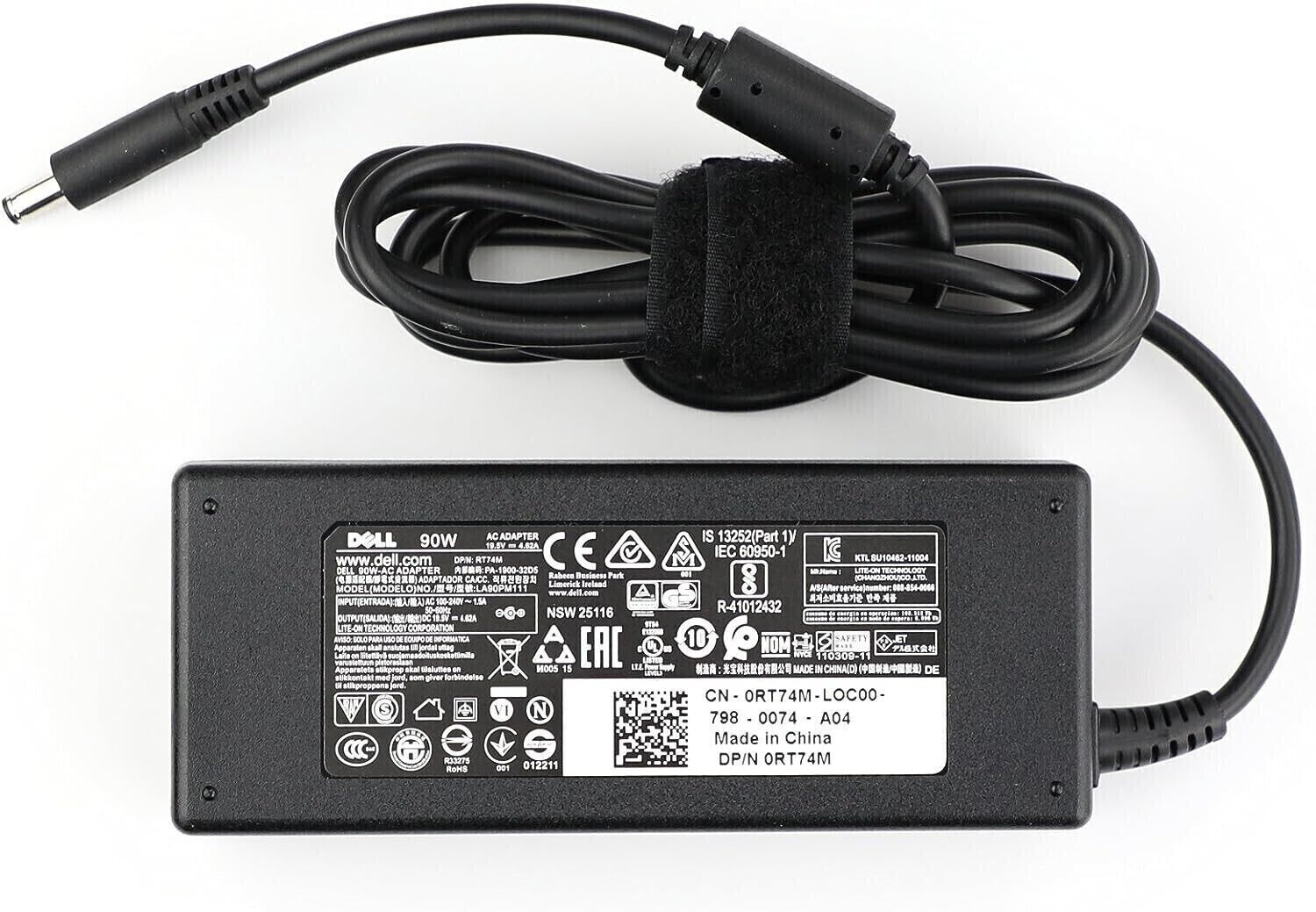NEW Genuine 90W AC Adapter Charger For Dell RT74M 0RT74M 0VRJN1 VRJN1 LA90PM111