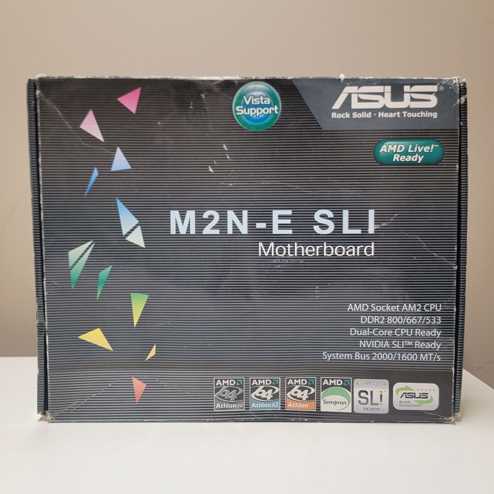 Asus M2N-E SLI nForce 500 SLI Socket AM2+ 2000MHz DDR2-800 Motherboard PHENOM II