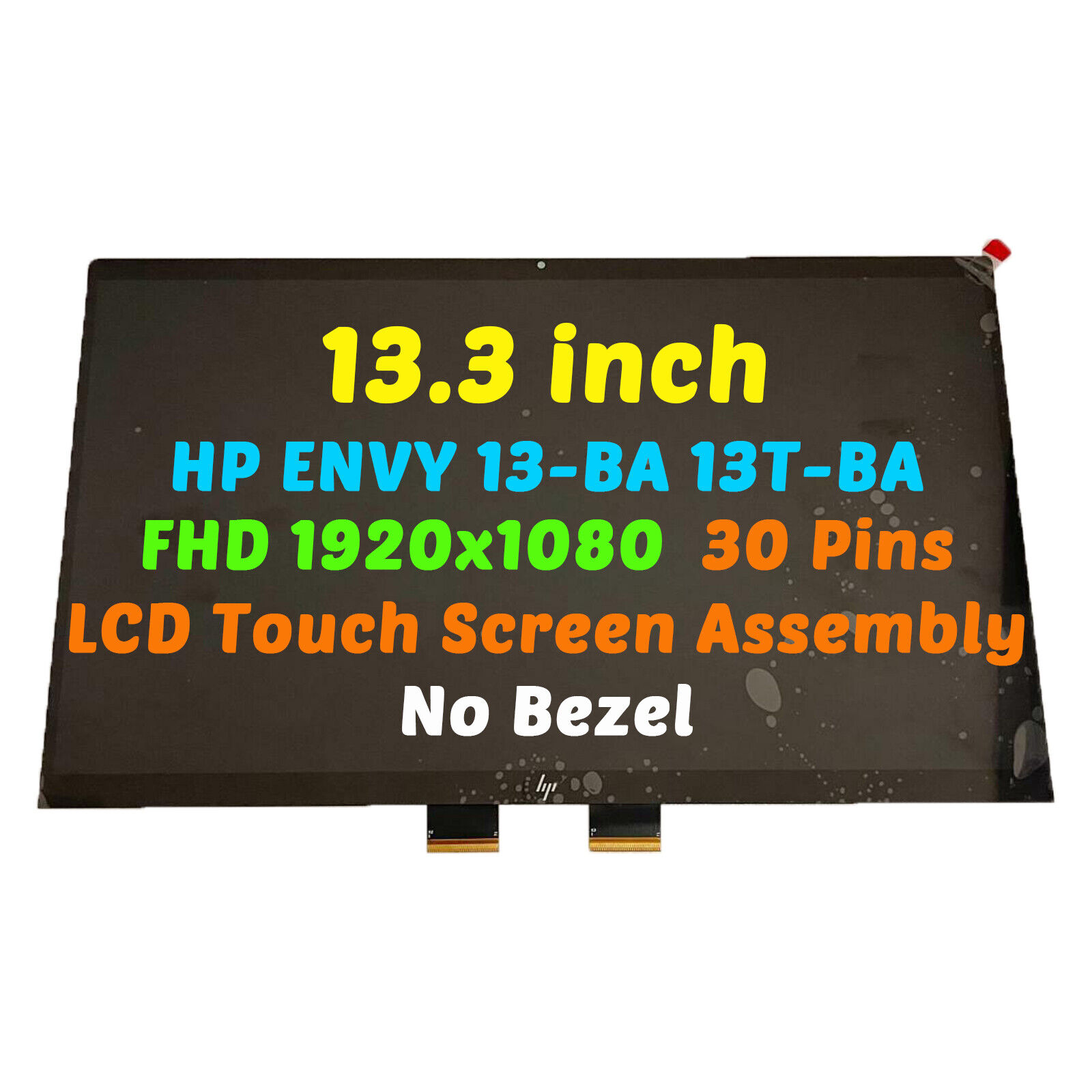 13.3 for HP 13T-BA000 13-BA0001CA 13-BA L96784-001 FHD LCD Touch Screen Assembly