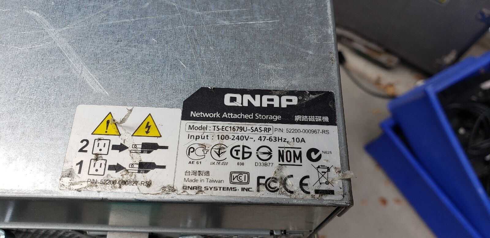 QNAP TS-EC1679U-SAS-RP 16-Bay SAS/SATA-Enabled Unified Storage DUAL AC, NO HDD