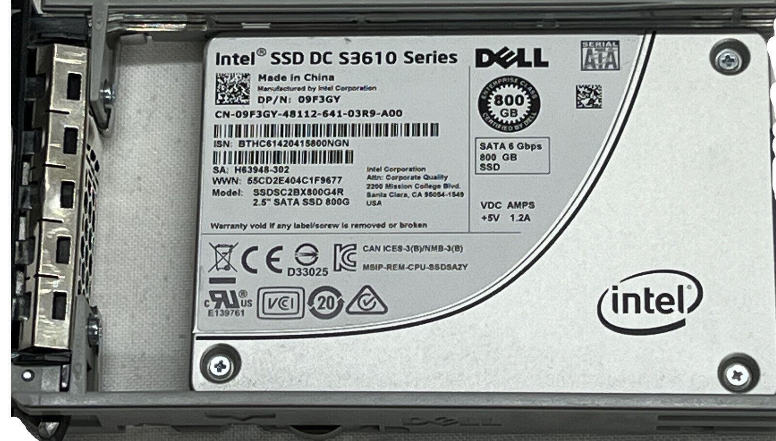 Dell Intel 800GB 2.5