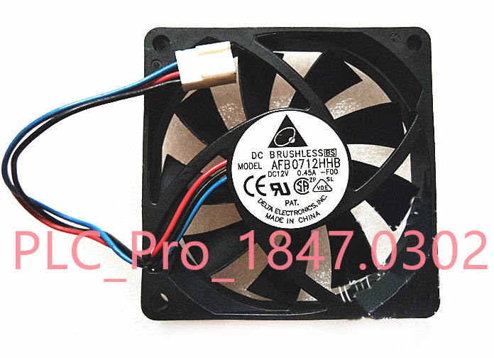 1PCS NEW Delta AFB0712HHB-F00 12V 0.45A  70*70*15mm CPU power case cooling fan