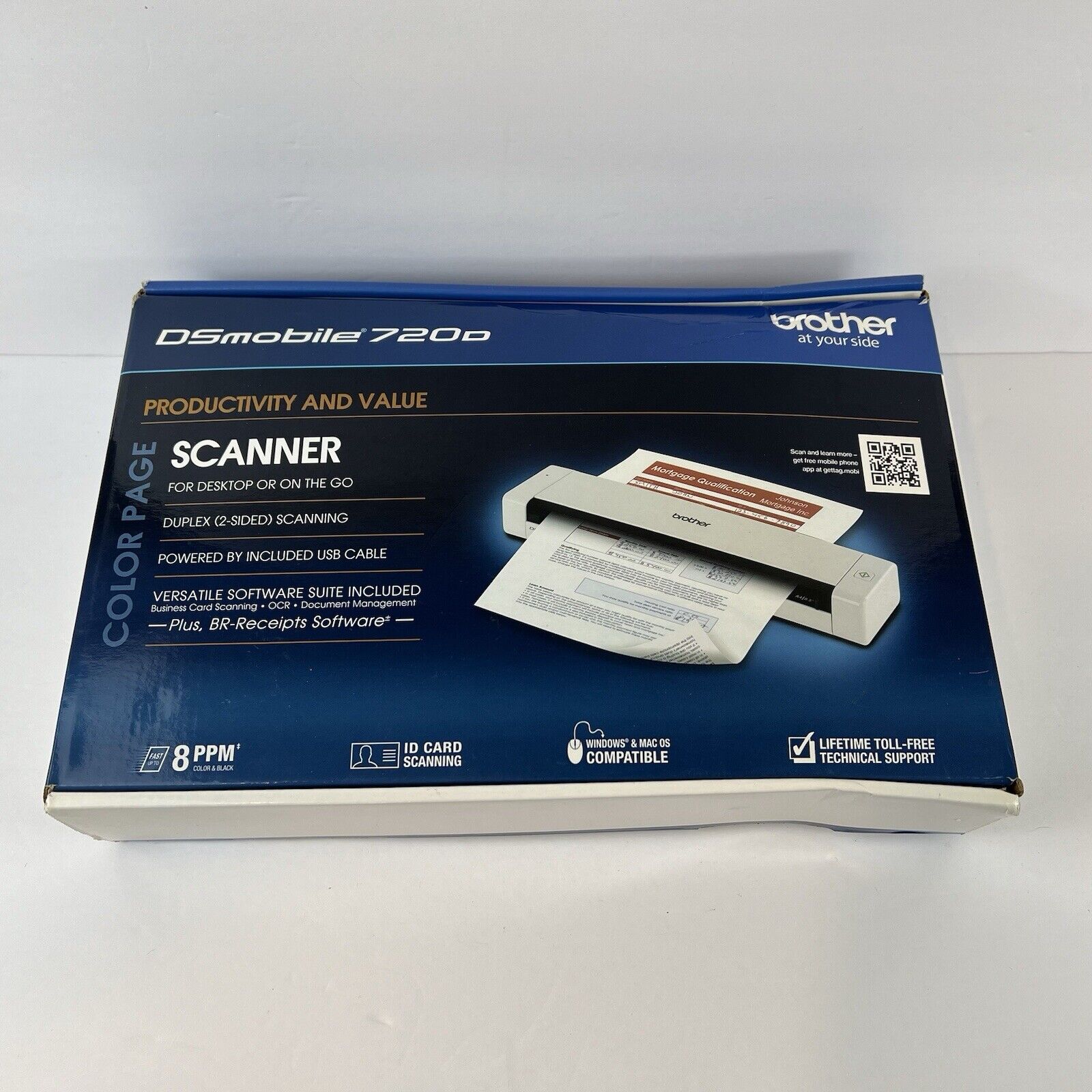 ⭐️⭐️Brother DS-720D DSMobile Portable Scanner USB Duplex Color - New in BOX ⭐️⭐