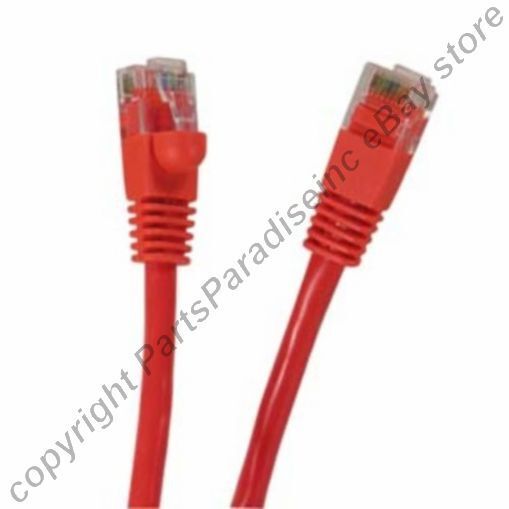PURE COPPER 15ft long RJ45 Cat5e Ethernet/Network UTP 8p8c Cable/Cord/Wire{RED