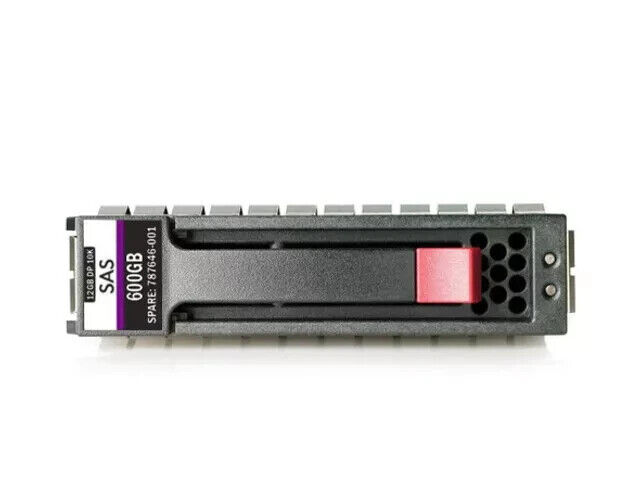 HPE MSA 600GB 10kRPM 2.5in SAS-12G Enterprise HDD, Model: 876936-001