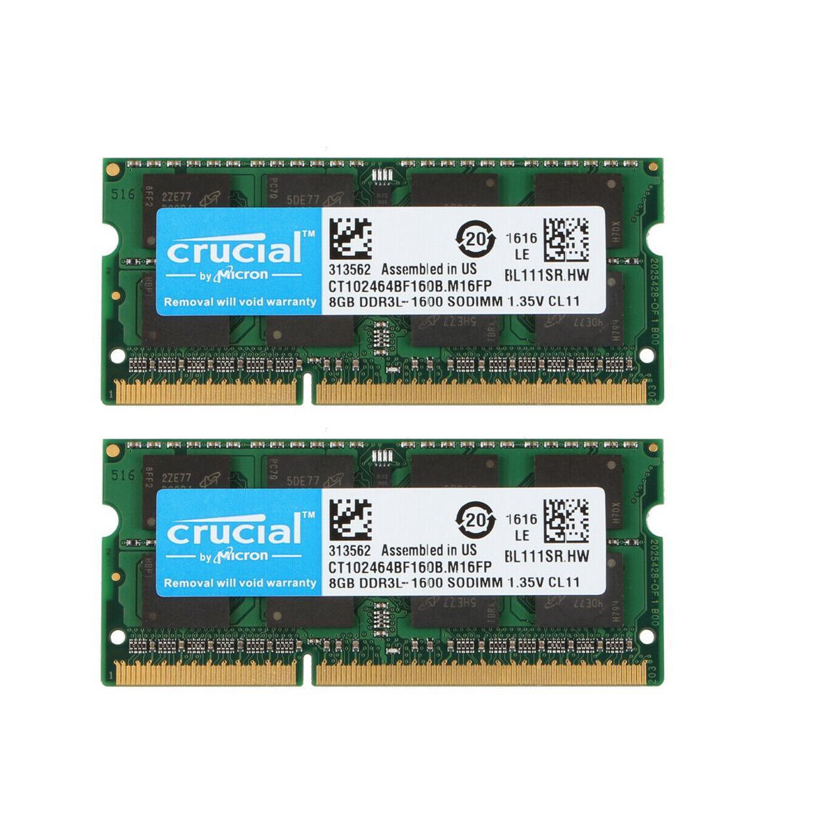 16GB KIT 2X 8GB 1600MHZ 12800S MEMORY RAM  FOR APPLE iMAC A1311 A1312 2010 2011