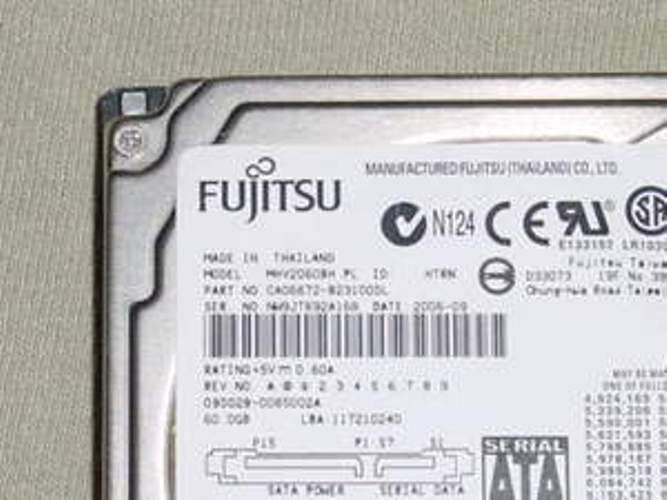 Fujitsu MHV2060BH PL (CA06672-B23100DL) 0085002A 60gb 2.5