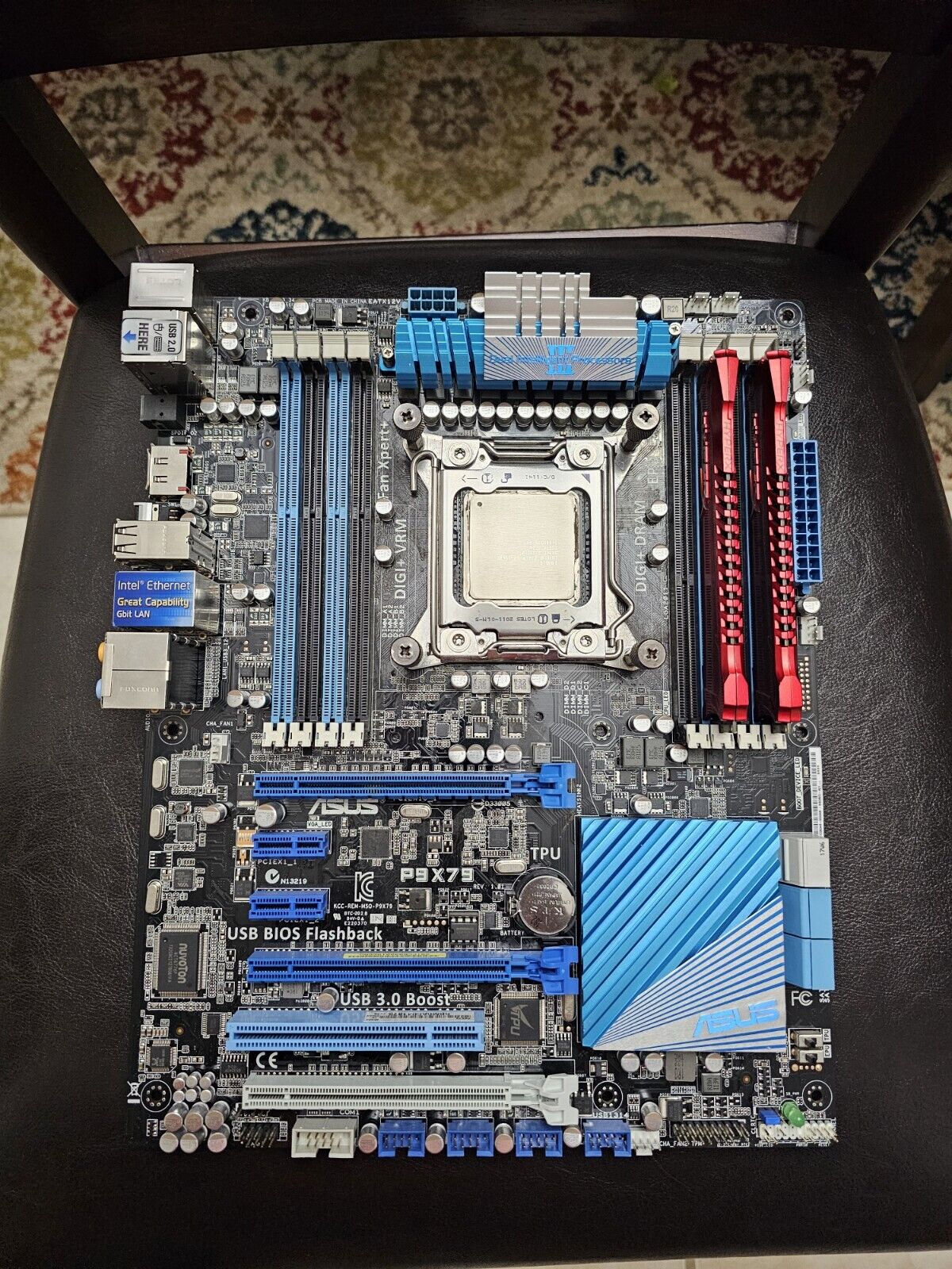 ASUS P9X79 Motherboard LGA 2011 Intel Motherboard with i7 3960x and 16gb ddr3