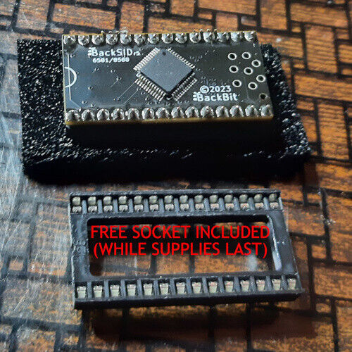 BackSID 6581 8580 Commodore 64 C64 128 SID Chip Repair Better \'n SwinSID ARMSID