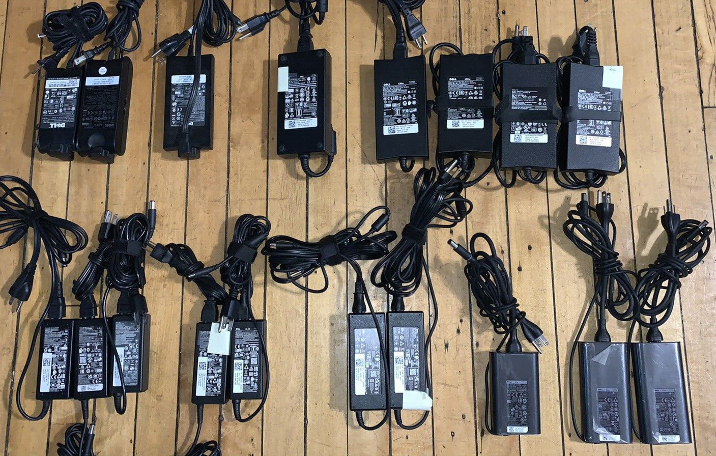 Lot: 18 OEM Dell 45W 65W 90W 130W 180W Adapter Laptop Charger 4.5mm 7.4mm TESTED