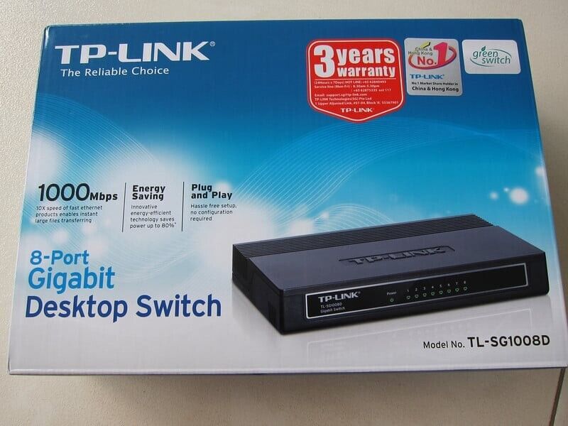 TP-LINK TP-Link (TL-SG108) External Switch