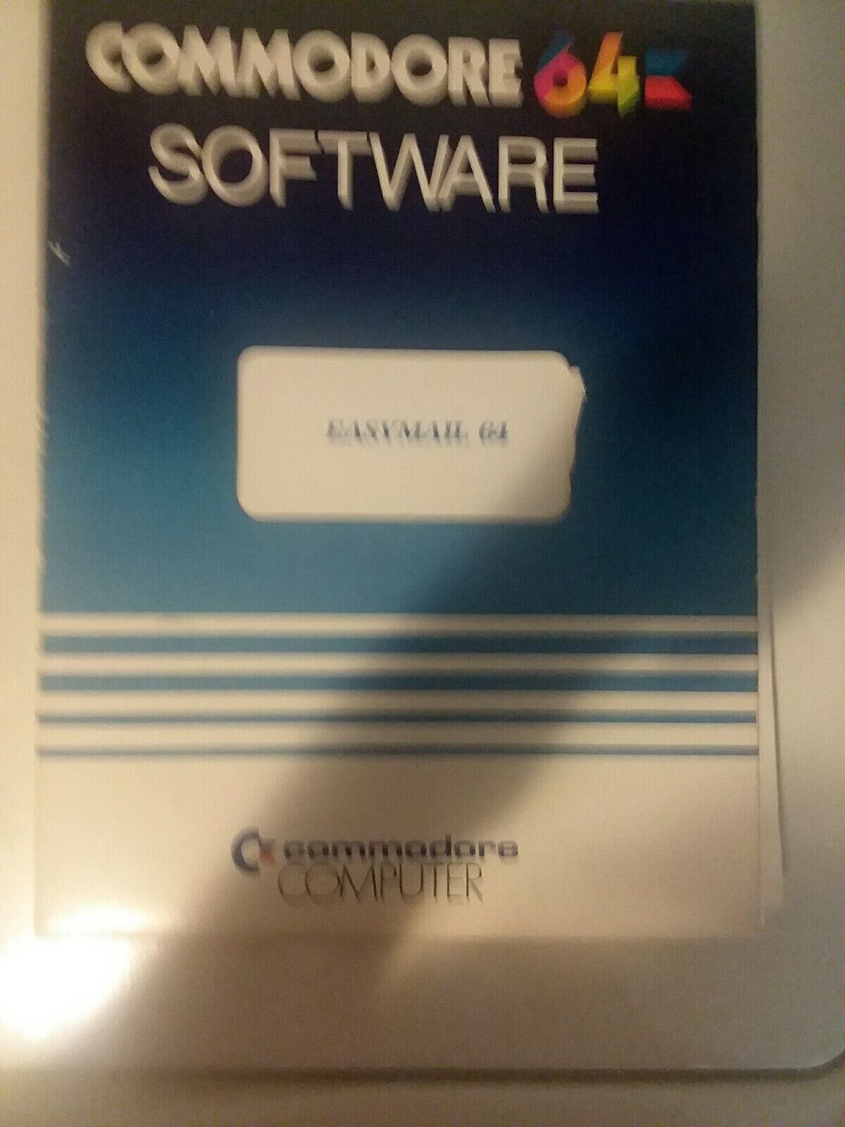 Easy Mail by Commodore for Commodore 64 Very Rare 1982 Business Software Ex. Con