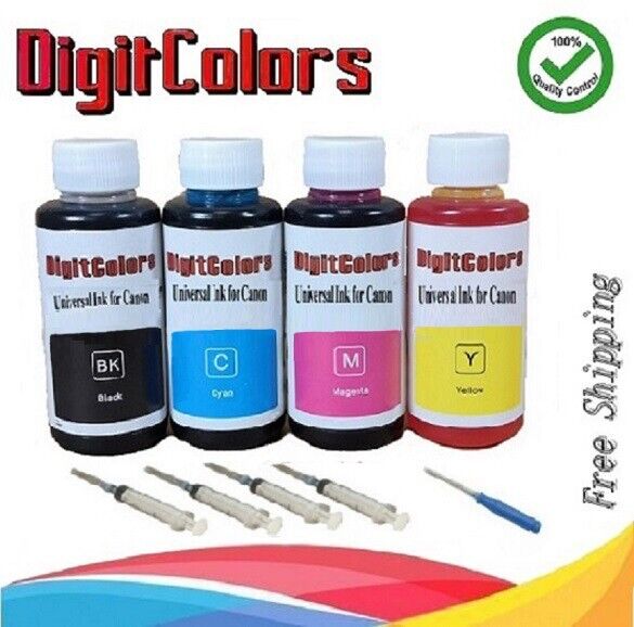 4x100ml Refill ink for Canon PG-240 CL-241 PIXMA MG3620