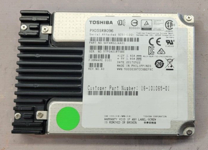 Toshiba Enterprise 960GB SAS 12Gbps 2.5