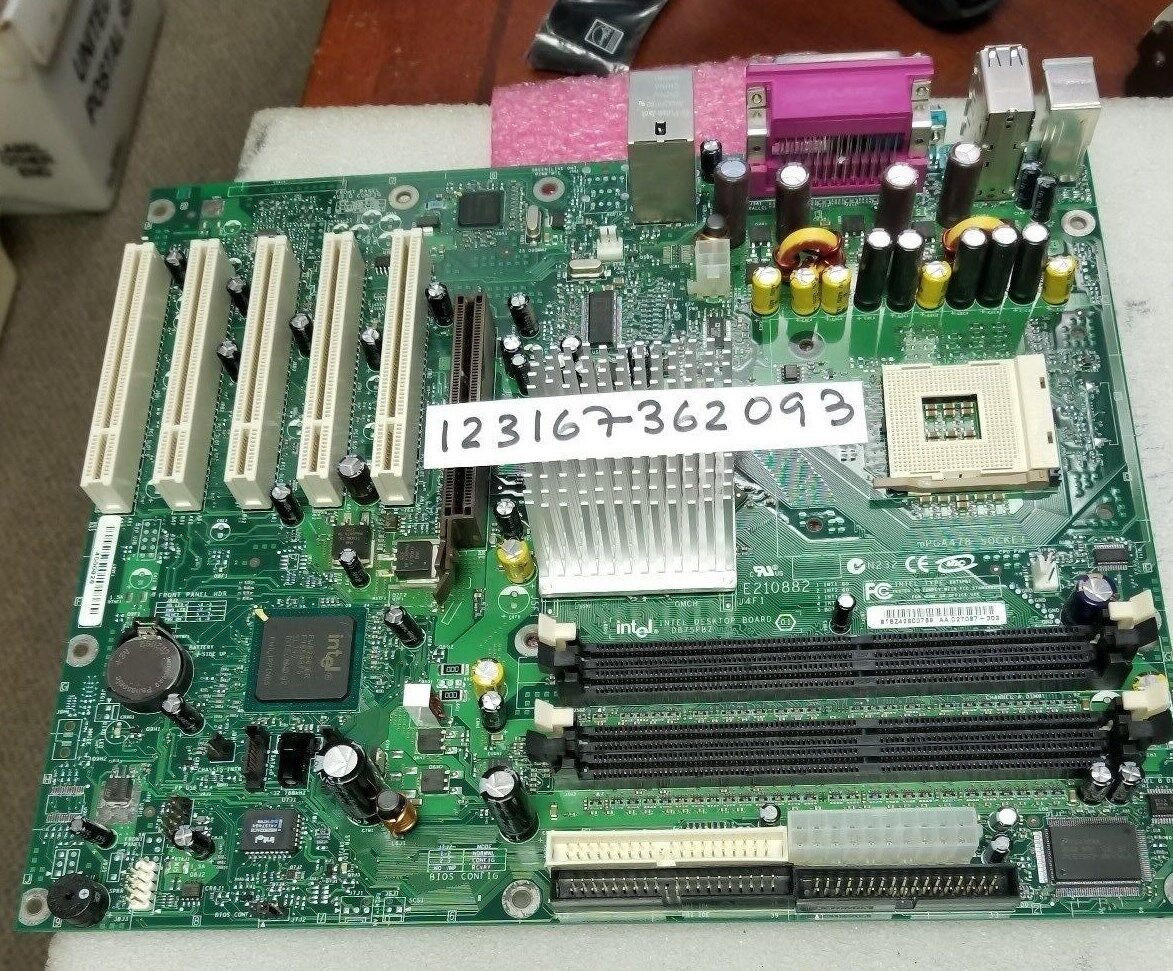 Intel D850MV, Socket 478 (BLKD850MV) Motherboard  AA C27087-303