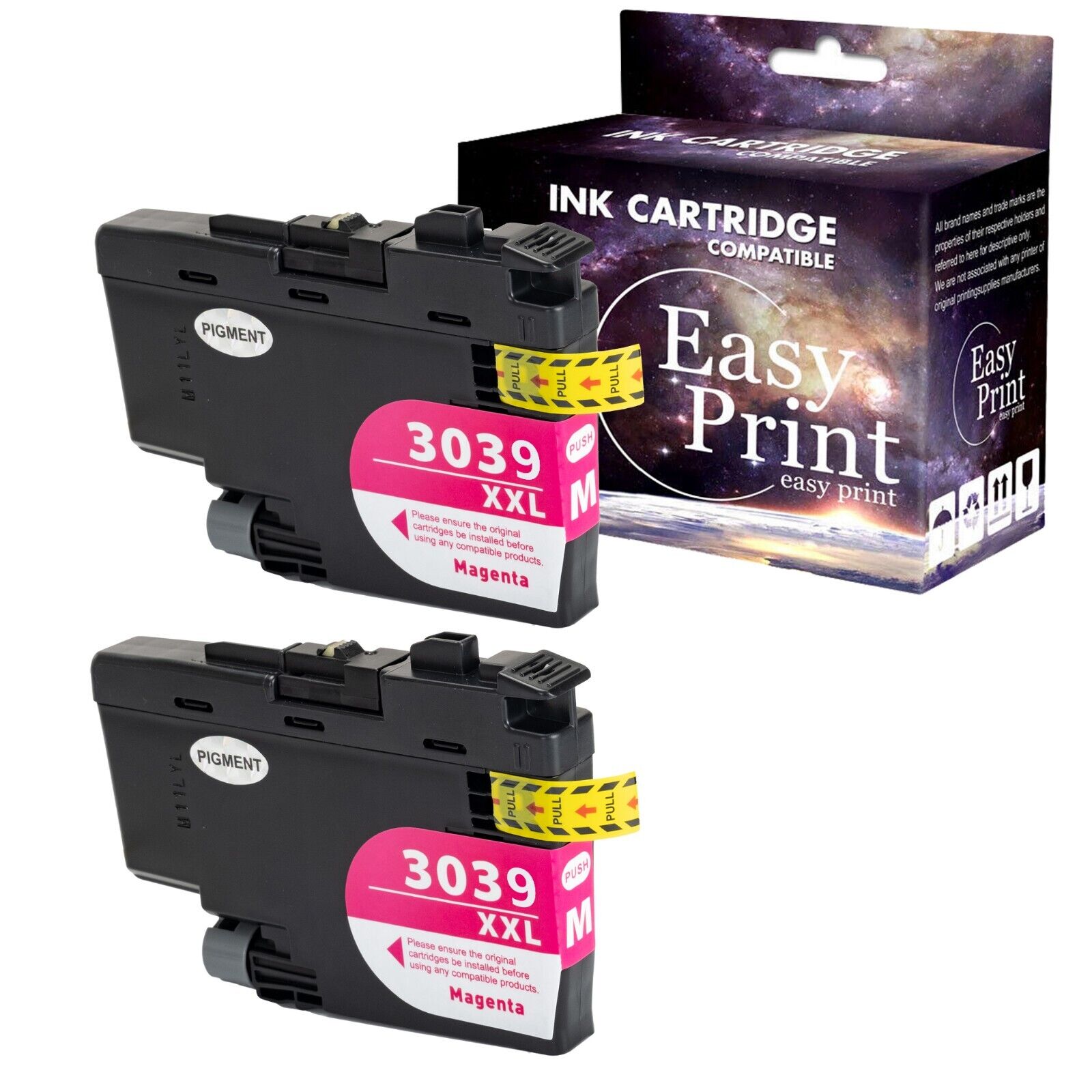 2PK LC3039XXL LC3039 Ink Cartridge for MFC-J5845DW MFC-J6945DW MFC-J5945DW