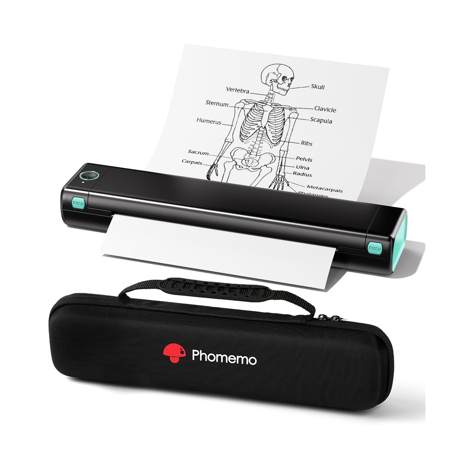 Phomemo Portable Thermal Printer - [Upgrade] Portable Printer Wireless for Tr...