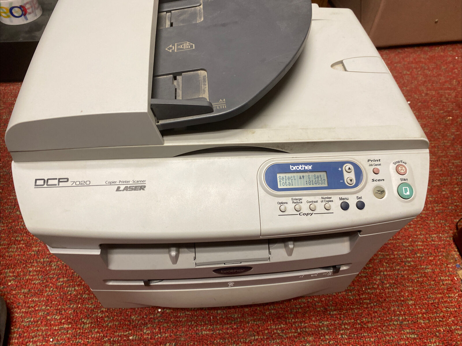 Brother DCP-7020 All-In-One Laser Printer. 11K Page Count, Read, Repair