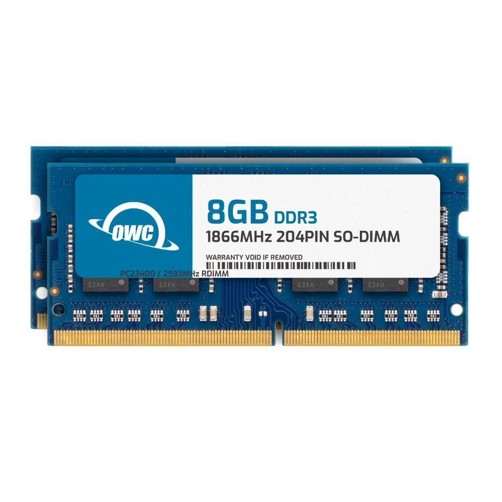 OWC 16GB (2x8GB) DDR3 1866MHz 2Rx8 Non-ECC 204-pin SODIMM Memory RAM