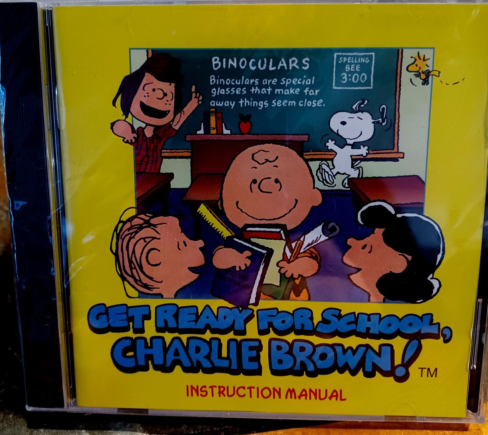 Get Ready For School Charlie Brown CD ROM, New, Sealed