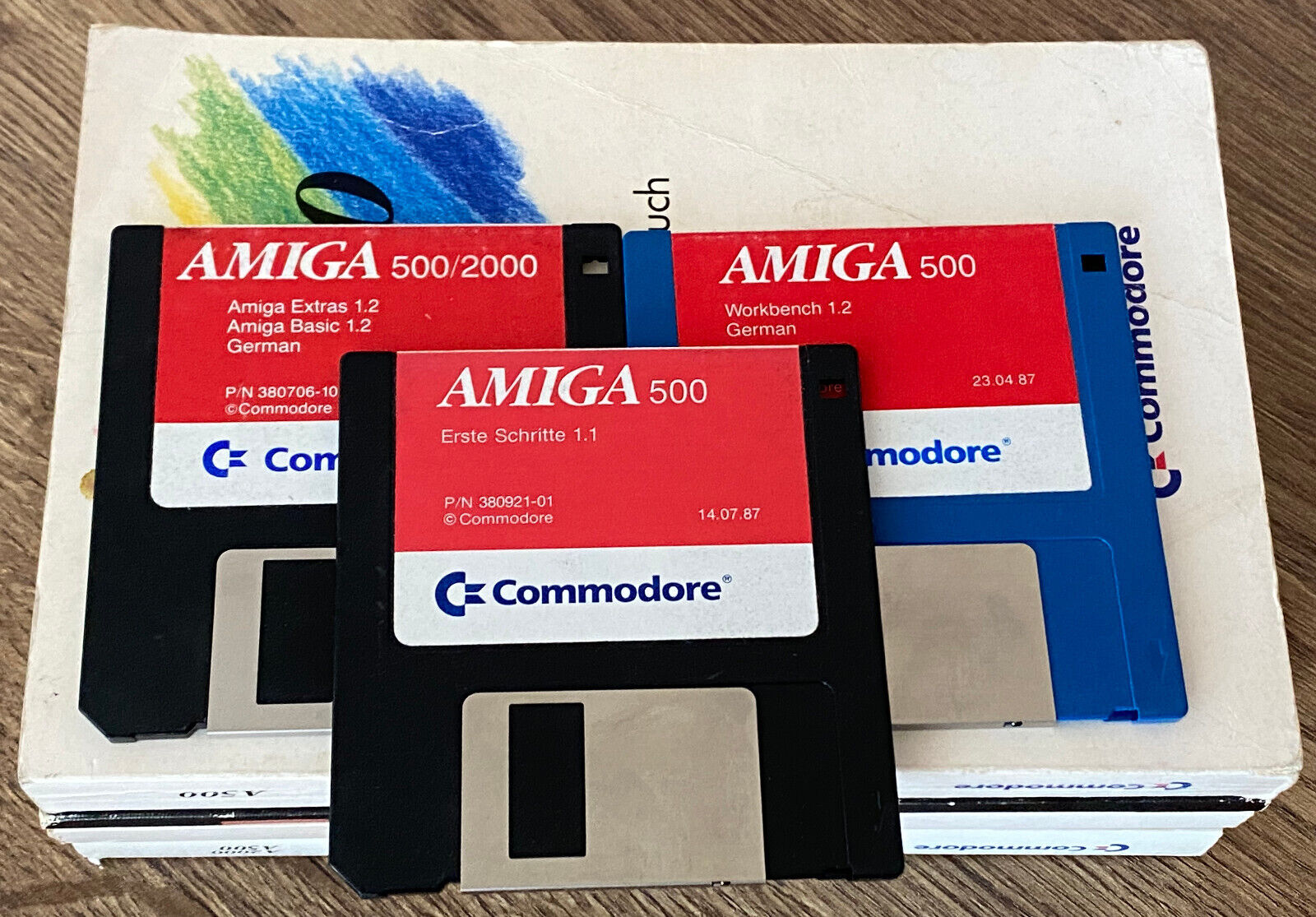 Amiga 500/A500 A600/2000, 3 Disk Workbench Ver.1.2 / First Steps