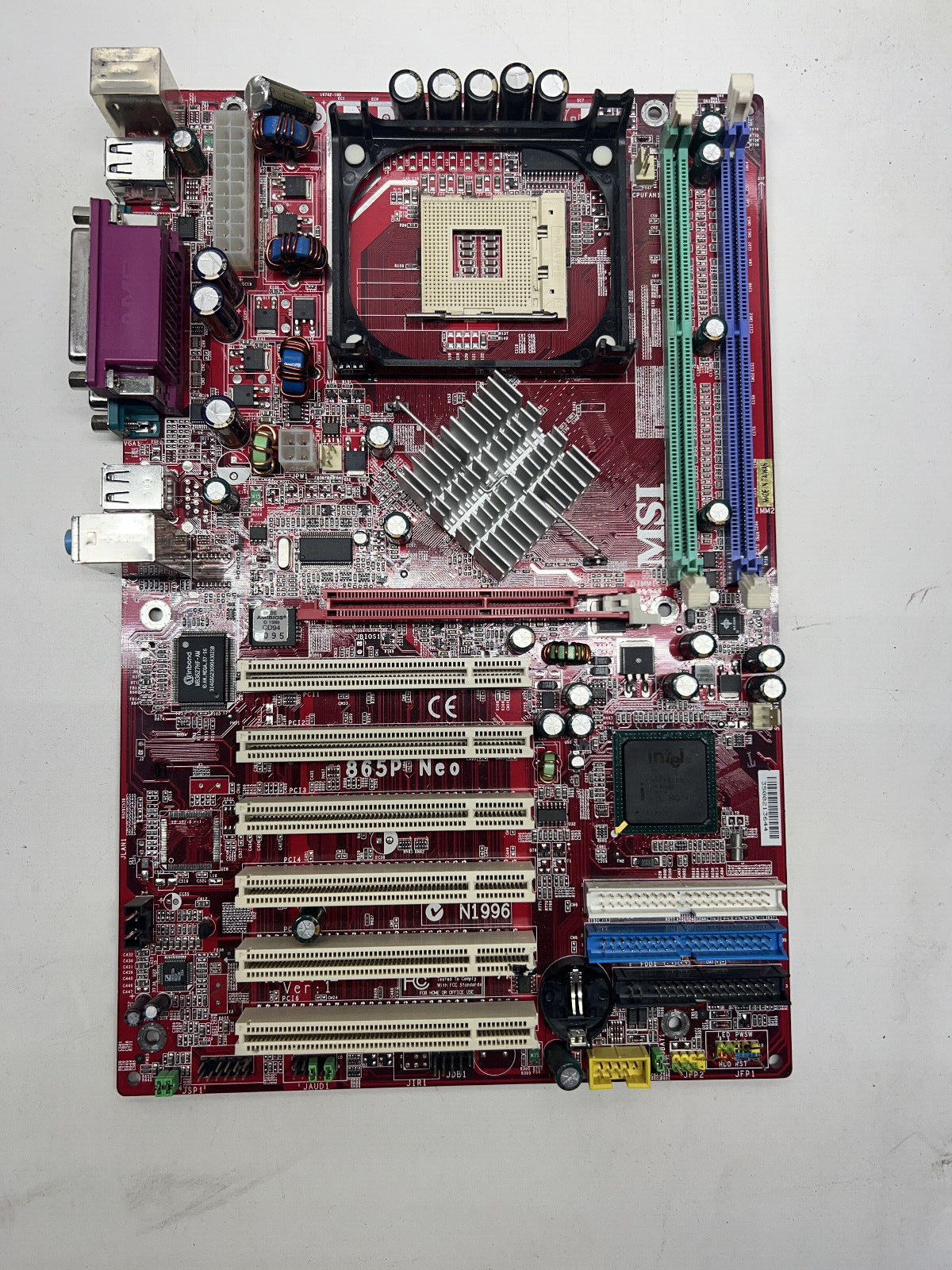 MSI 865P Neo Motherboard, does not include CPU or RAM