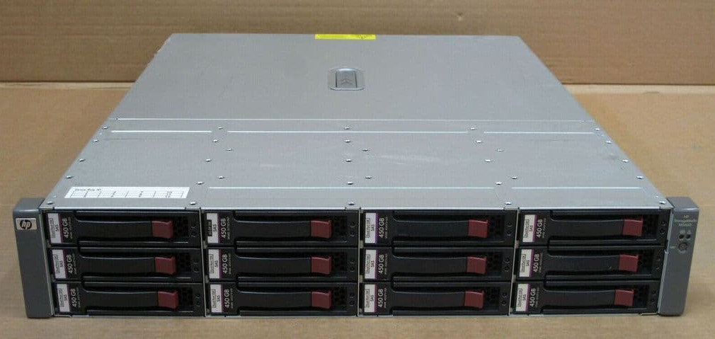 HP MSA60 Modular Smart SAS Storage Array 2U 12x 450GB SAS HDD 399049-001