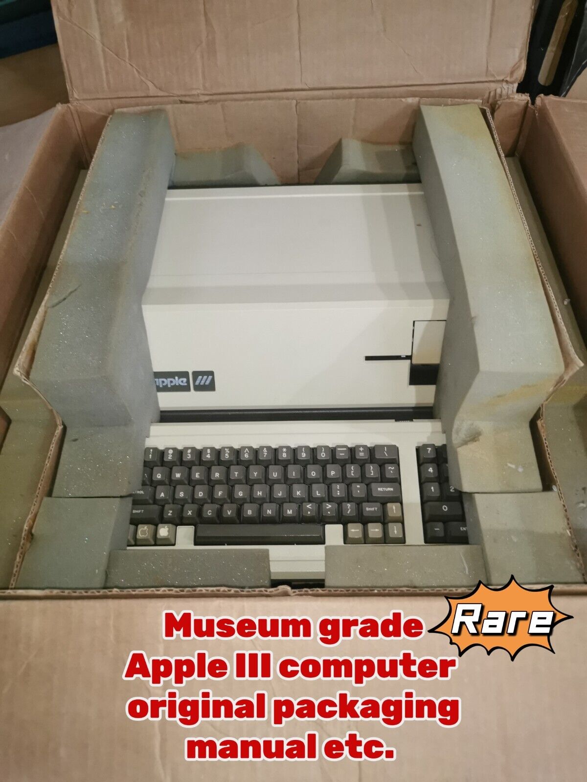 Apple III Computer/Museum grade/256k/Working/original packaging/manual etc.