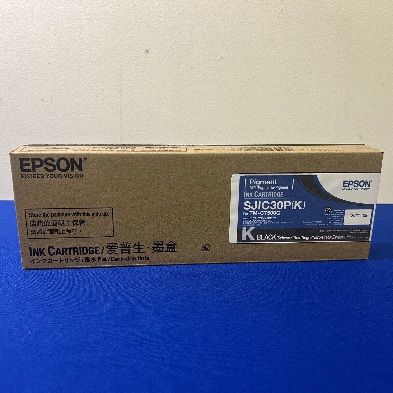 Epson SJIC30P (K) Black Ink Cartridge For Epson TM-C7500G New Unopened