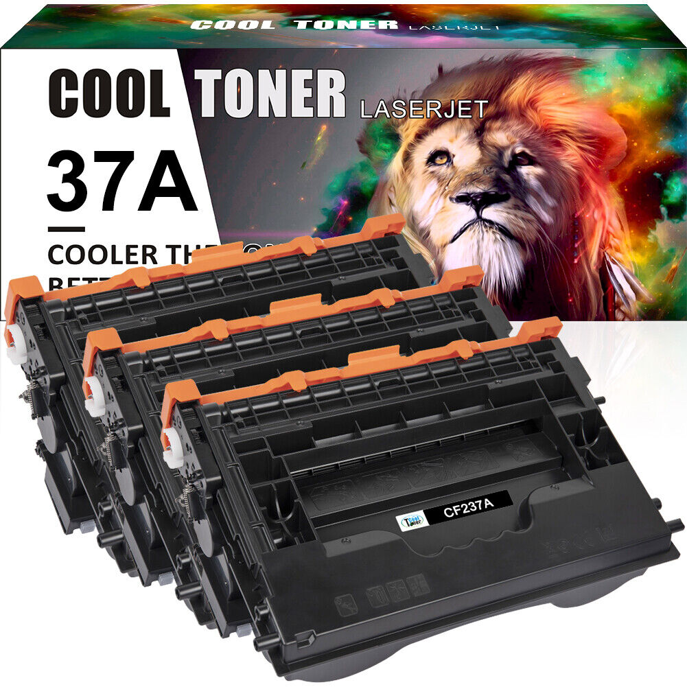 CF237A Black Toner Compatible With HP 37A LaserJet M607n M607dn M608n M608dn Lot