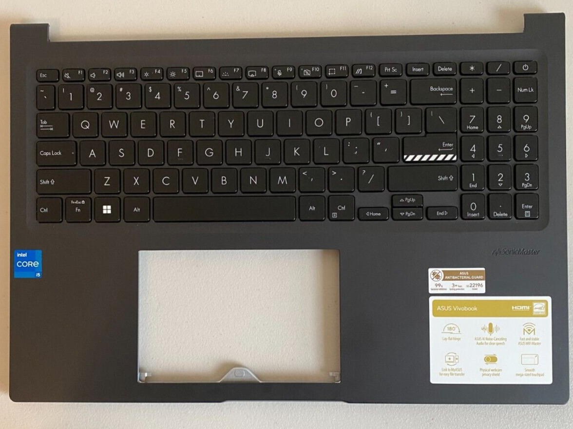 ASUS Vivobook 16 F1605ZA Palmest and Keyboard - 13N1-GAA0321