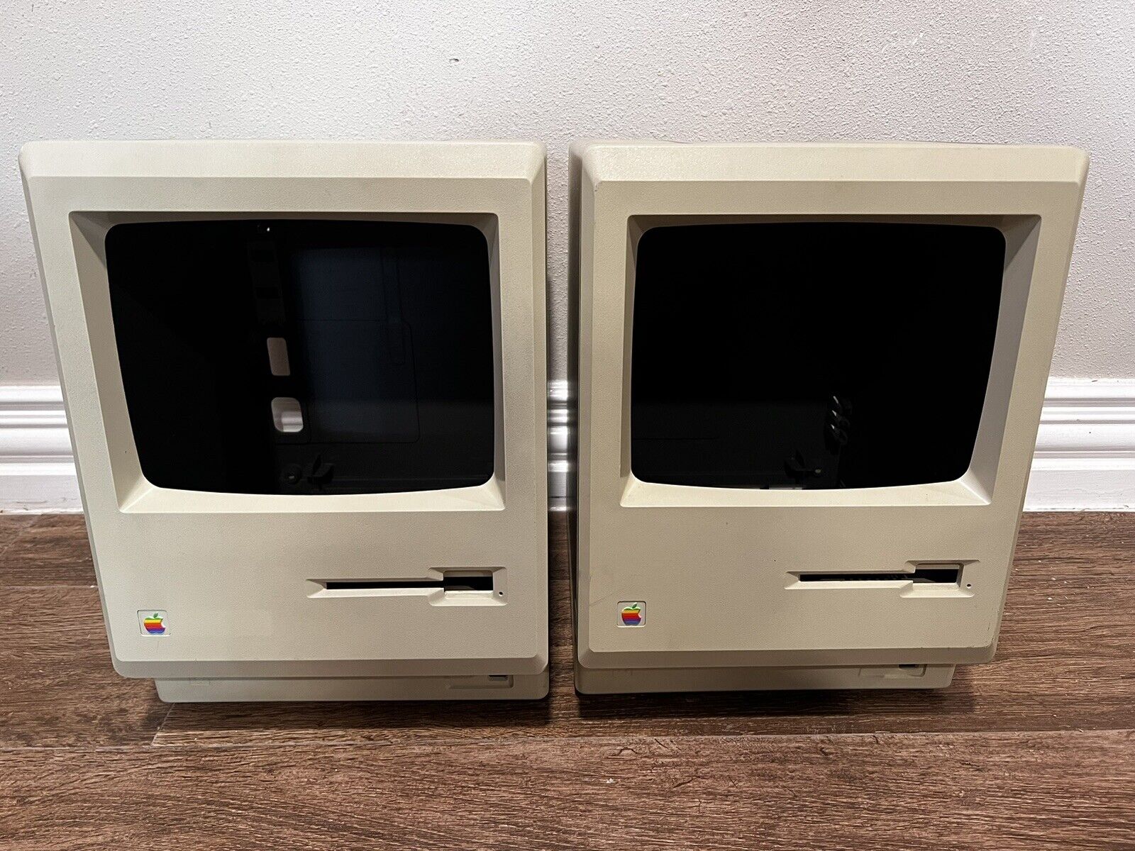 Lot of 2 Macintosh 128K M0001 EMPTY Case Housing Shell ONLY Steve Jobs Mac 1984