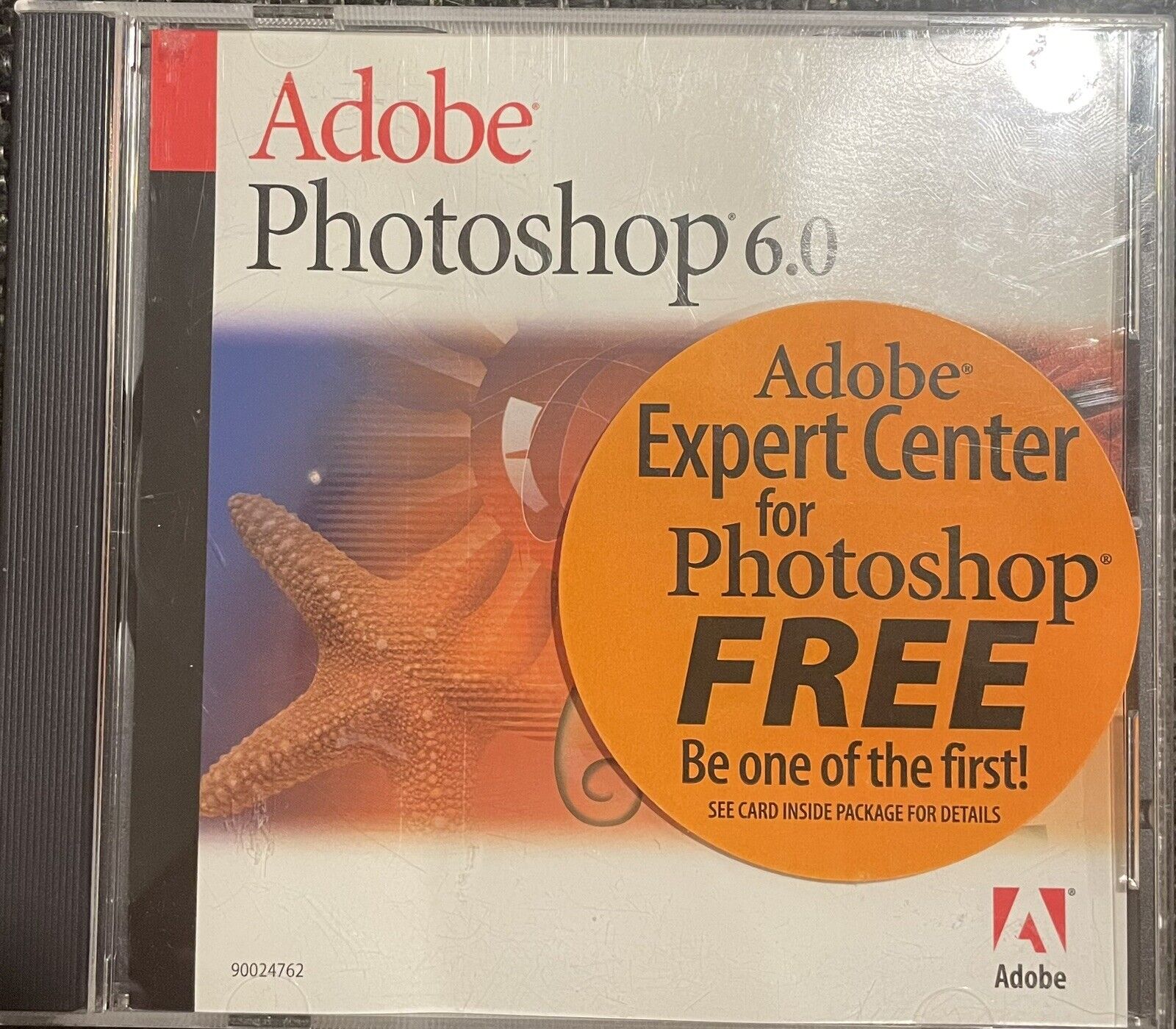 Vintage Adobe Photoshop 6.0 Windows English Version Retail Version 1999