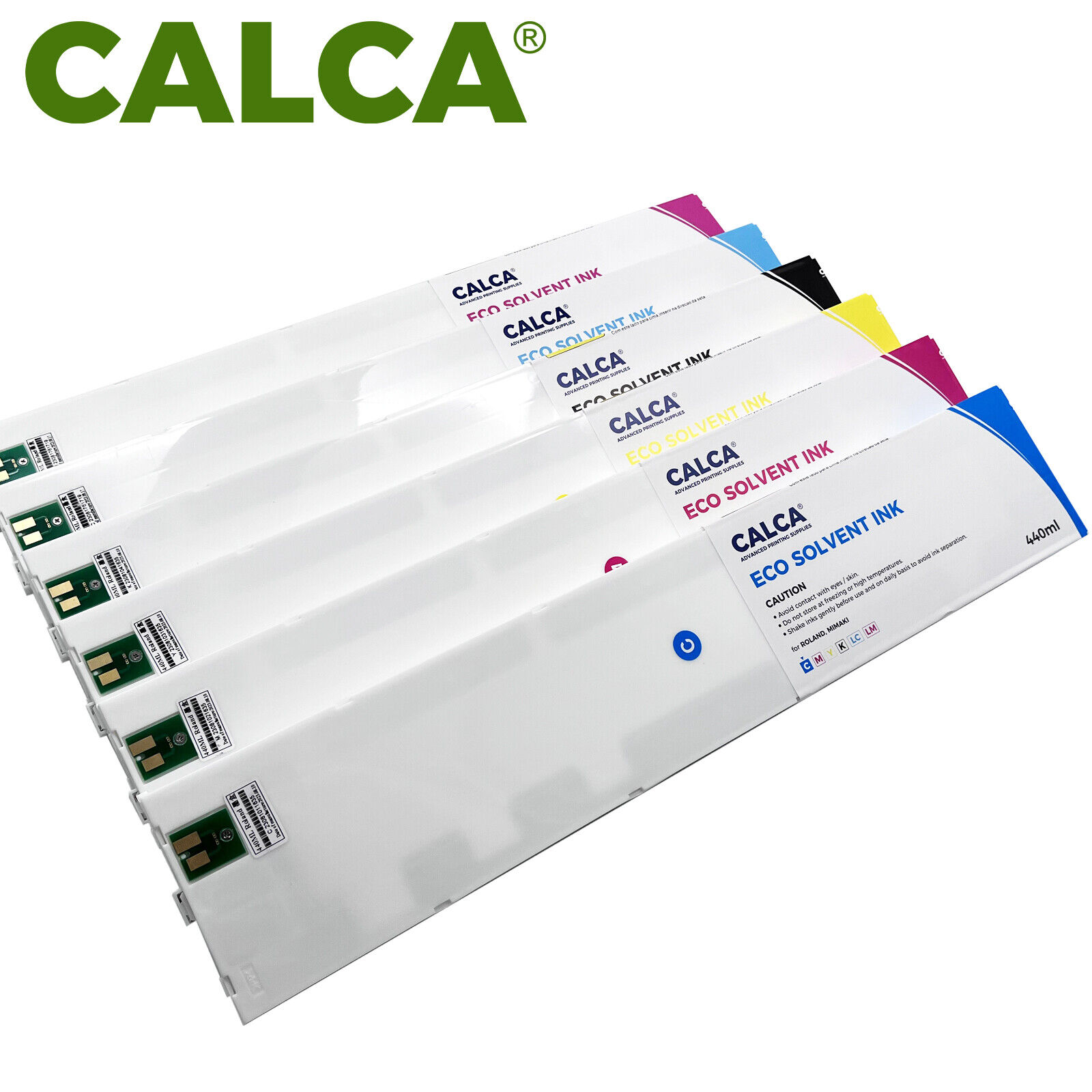 CALCA Compatible 440ml Roland ECO-Sol Max Ink Cartridge