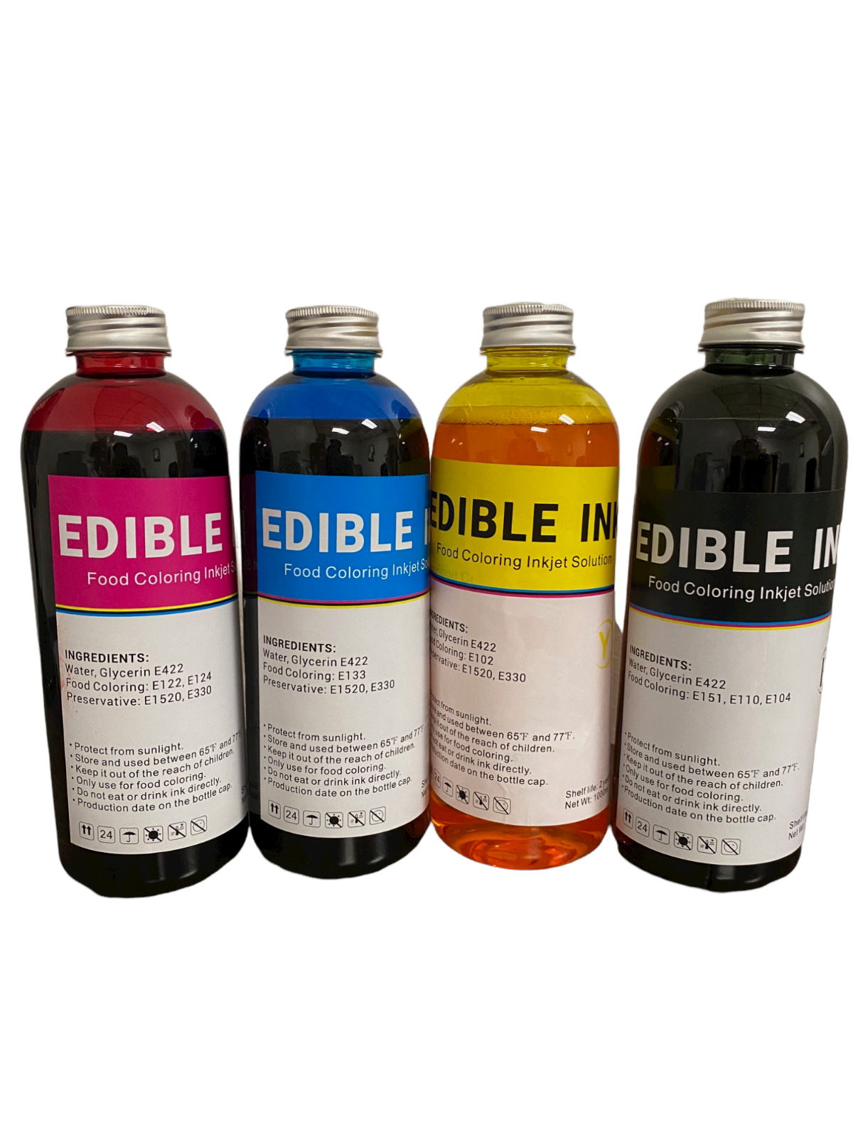 4000ml Ink Bottles Edible Ink Refill Kit for Canon Epson Brother Printers 