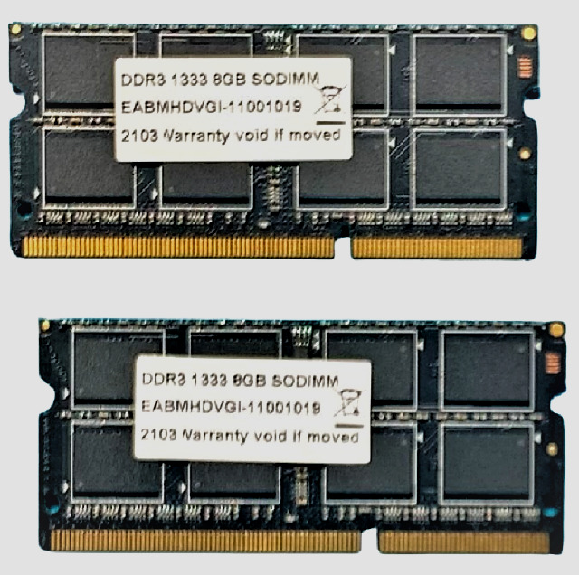 16GB 2X8GB DDR3-1333 SODIMM Memory Ram For Apple MacBook Pro 13\