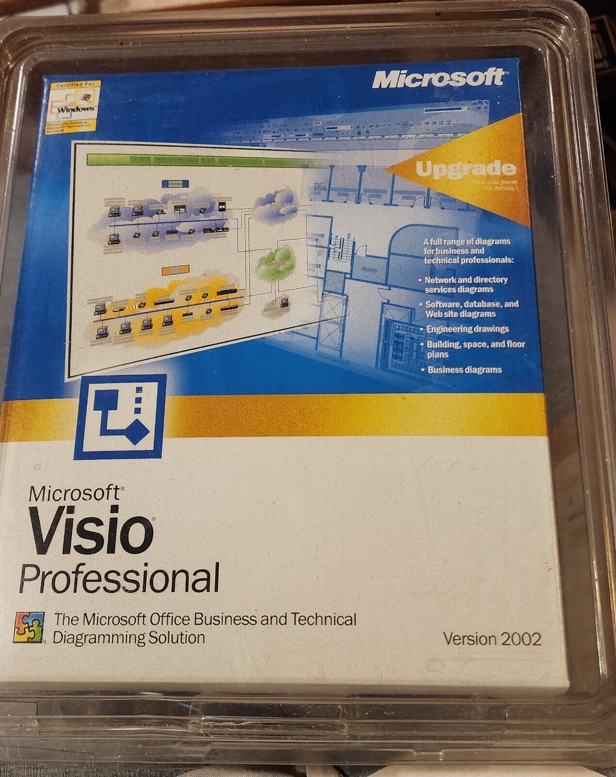 Microsoft Visio Professional Version 2002 (Sealed in clamshell)